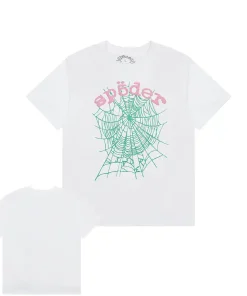 Sp5der OG WEB CANDY White Tee