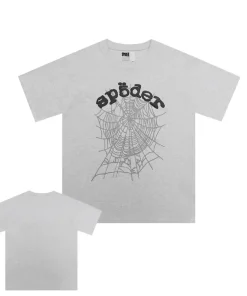 Sp5der OG WEB V2 HEATHER GREY Tee