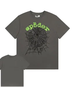Sp5der OG WEB V2 SLATE GREY Tee