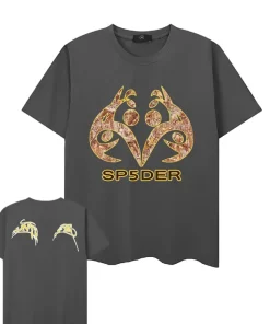 Sp5der REAL TREE Grey Tee