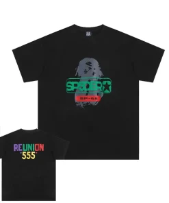 Sp5der REUNION Black Tee