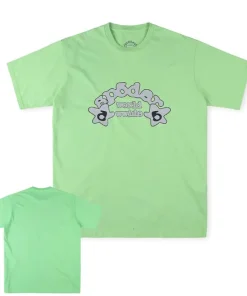 Sp5der SLIME GREEN WORLDWIDE Tee