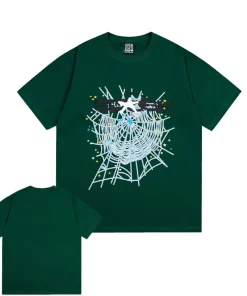 Sp5der WEB STAR Green Tee