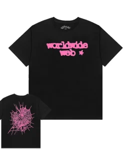 Sp5der WORLDWIDE WEB Black Tee