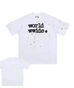 Sp5der WORLDWIDE White Tee