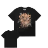 Travis Scott Cactus Jack x Sp5der Airbrush Black Tee