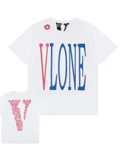 Vlone RED LIPSTICK OG White Tee