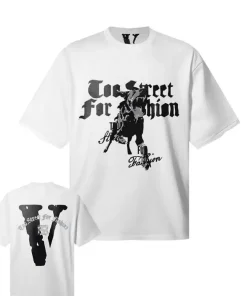 Vlone Bite Before You Bark White Tee