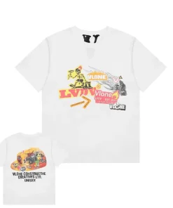 Vlone Constructs x Hard Hat White Tee