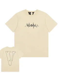 Vlone ECG Logo Beige Tee