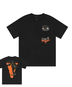 Vlone Eye Laser Snake Black Tee