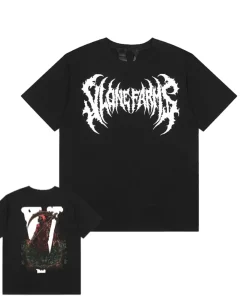Vlone Farms Heavy Metal Oz Black Tee