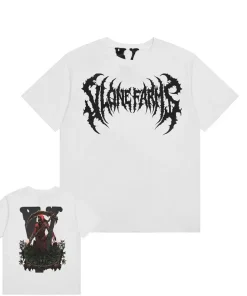 Vlone Farms Heavy Metal Oz White Tee