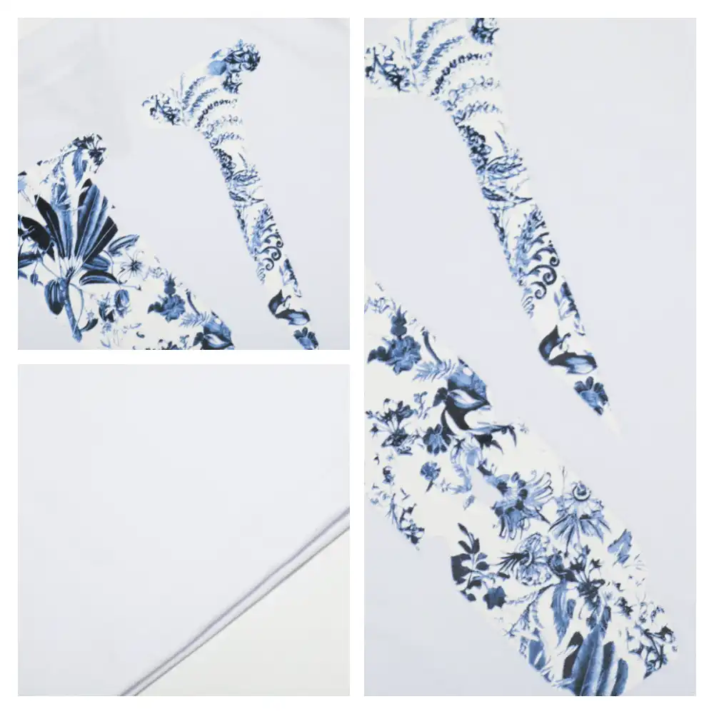 Vlone Friends - Blue and White Porcelain Big V Logo Tee (8)