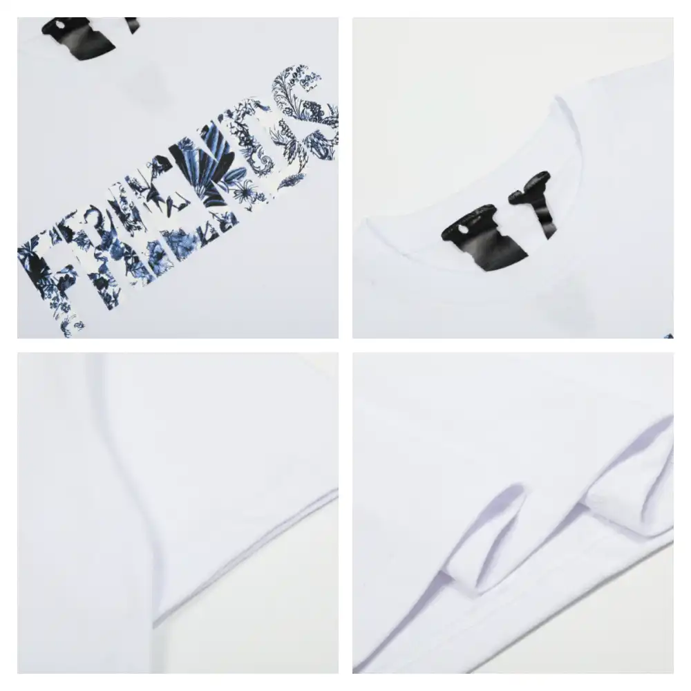 Vlone Friends - Blue and White Porcelain Big V Logo Tee (7)