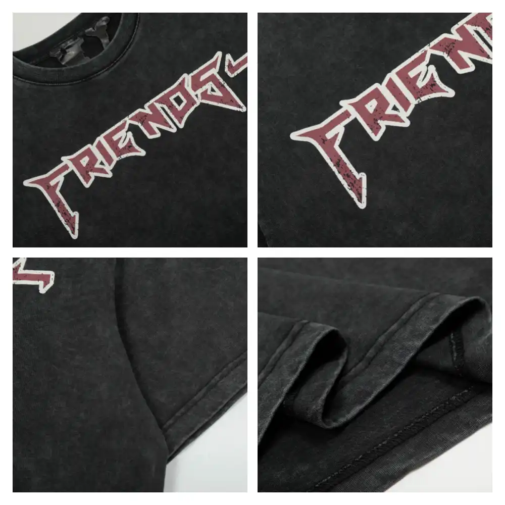 Friends Destroy Washed Retro T-Shirt (7)