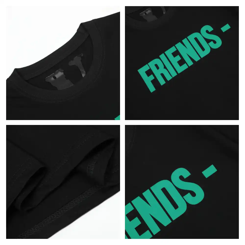 Vlone Friends Green Big V Logo Tee (10)