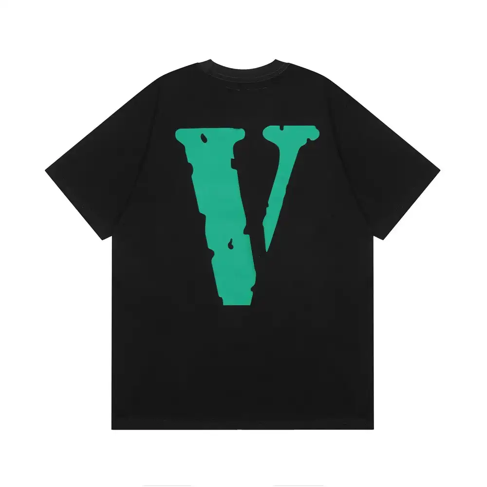 Vlone Friends Green Big V Logo Tee (6)