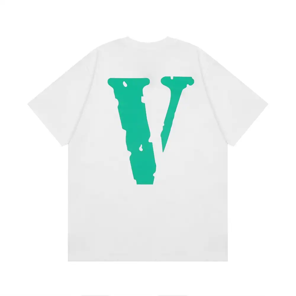 Vlone Friends Green Big V Logo Tee (4)