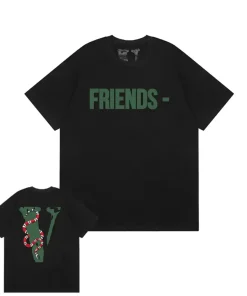 Vlone Friends - King Snake Black Tee