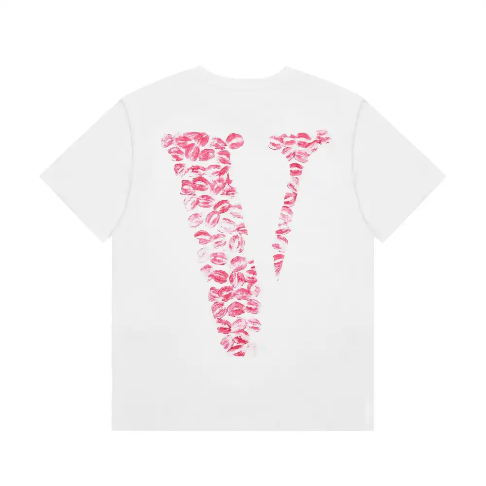 Vlone Friends - Lip Prints Big V Logo Tee (3)