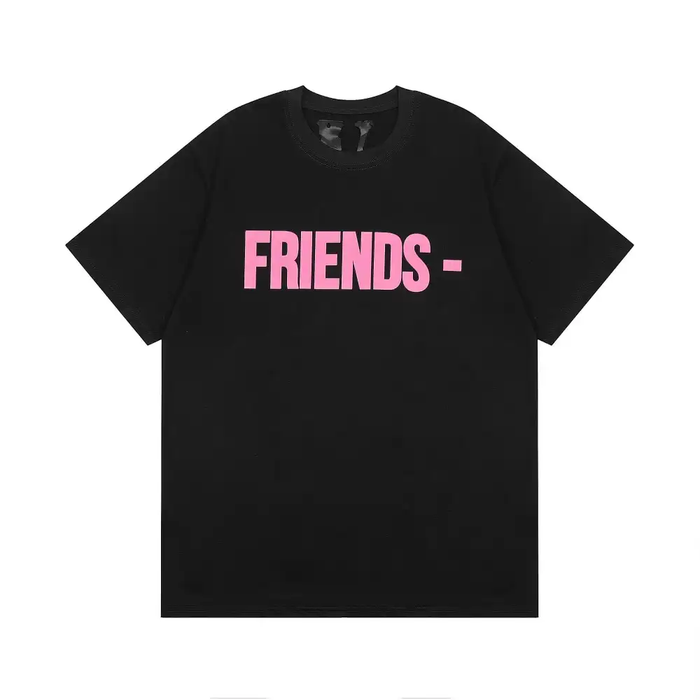 Vlone Friends Pink Big V Logo Tee (3)
