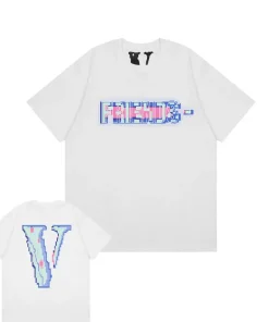 Vlone Friends - Pixel Logo White Tee