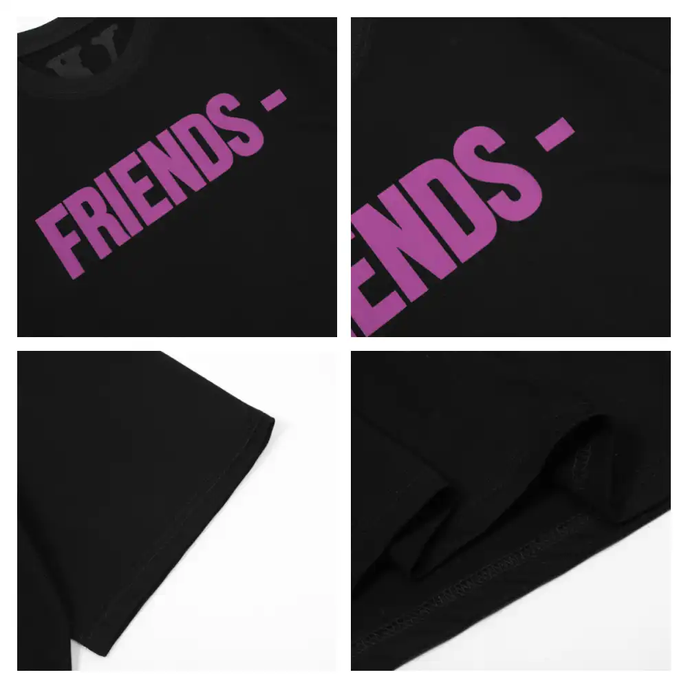 Vlone Friends Purple Big V Logo Tee (7)