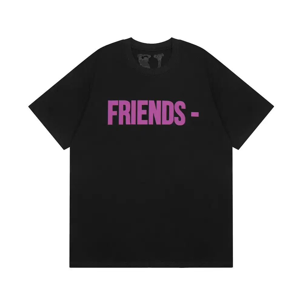 Vlone Friends Purple Big V Logo Tee (1)