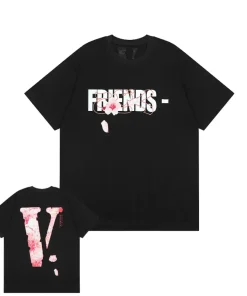 Vlone Friends - Sakura Black Tee