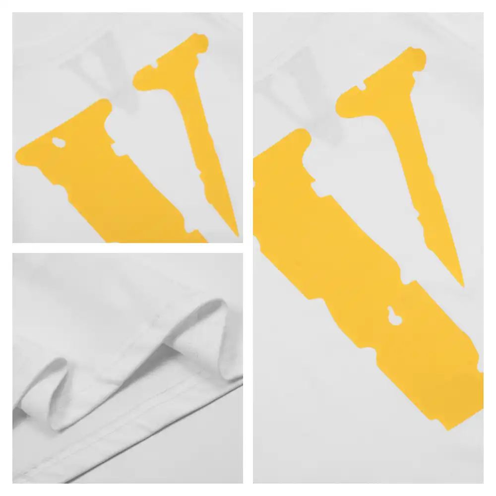 Vlone Friends - Yellow Big V Logo Tee (8)