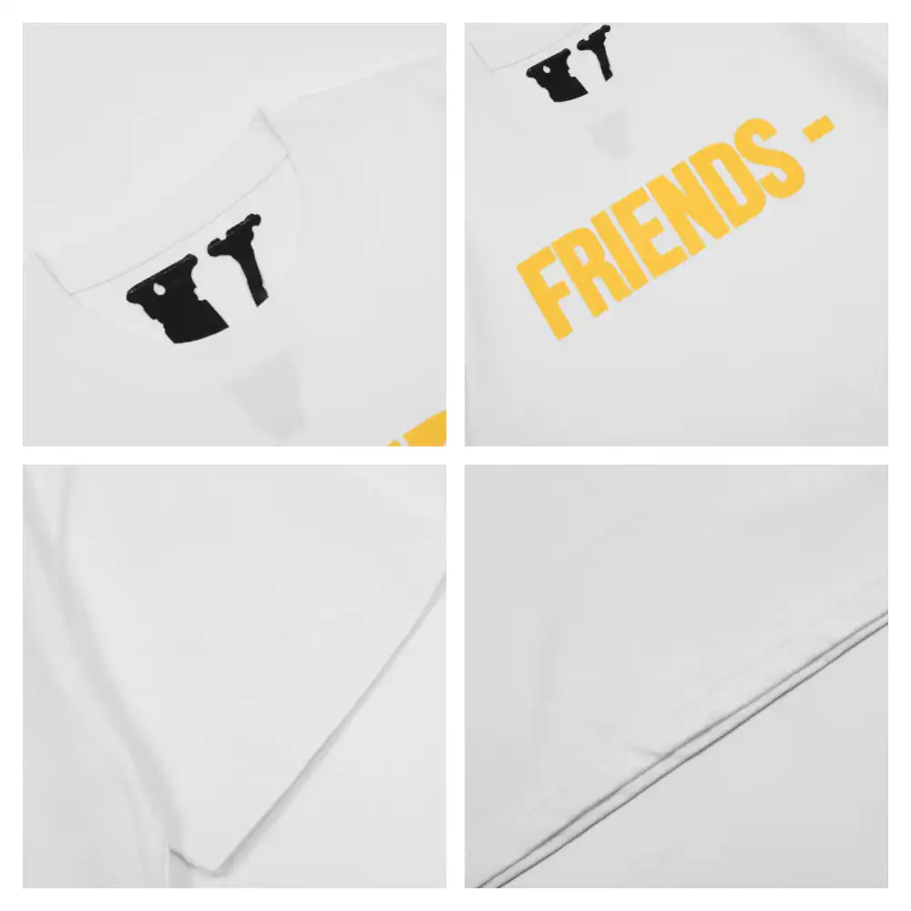 Vlone Friends - Yellow Big V Logo Tee (7)