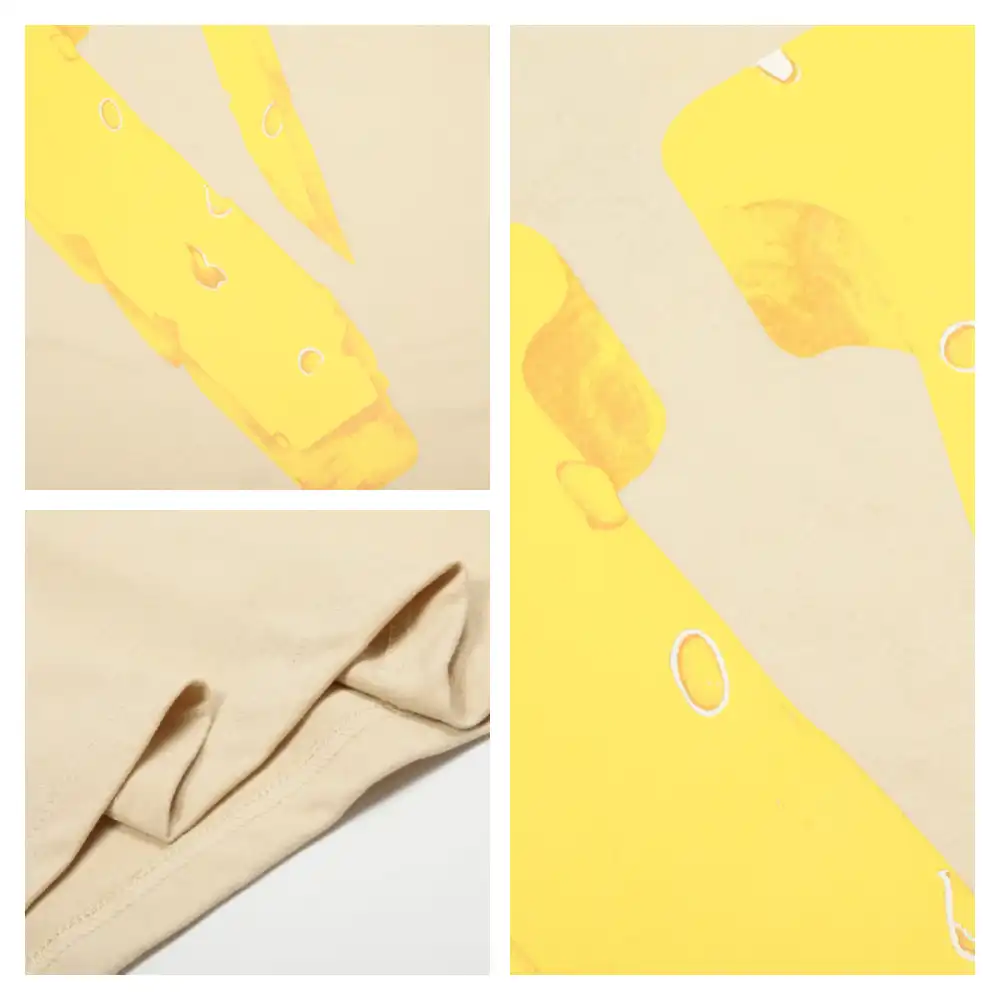 Vlone Friends - Yellow Cheese Big V Logo Tee (8)