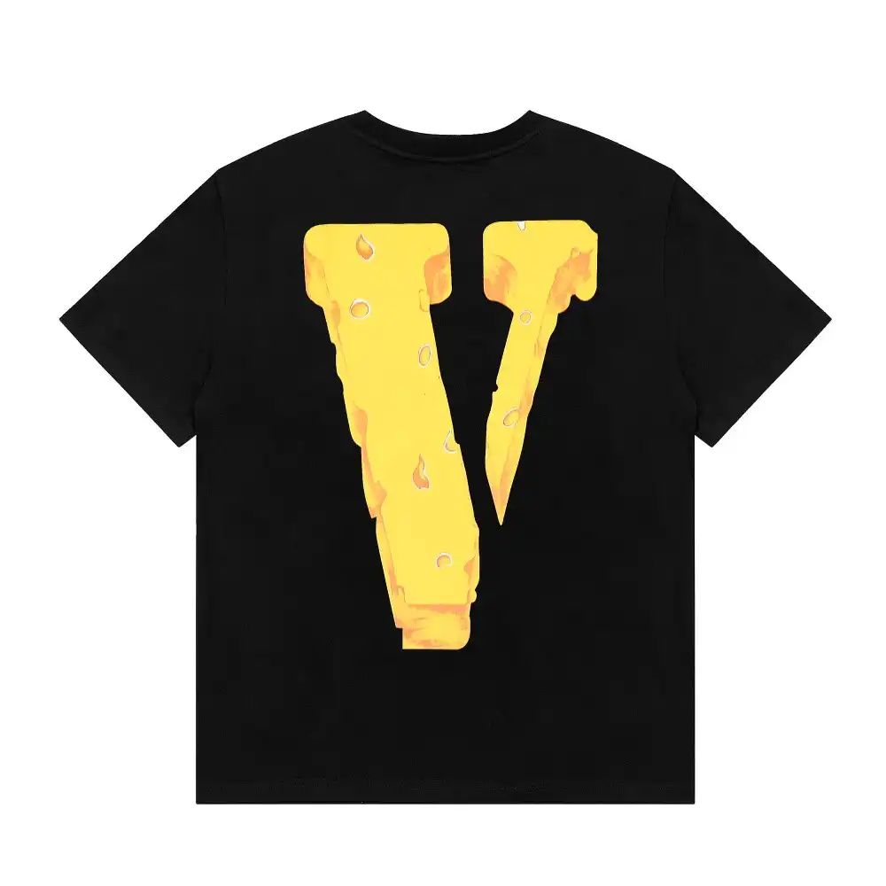 Vlone Friends - Yellow Cheese Big V Logo Tee (3)