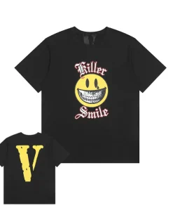 Vlone Killer Smiley Face Black Tee