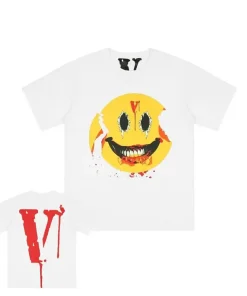 Vlone Laugh Now Cry Later White Tee