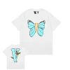 Vlone Light Blue Butterfly White Tee