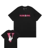 Vlone Love Rabbit Red V Black Tee
