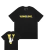 Vlone Love Rabbit Yellow V Black Tee