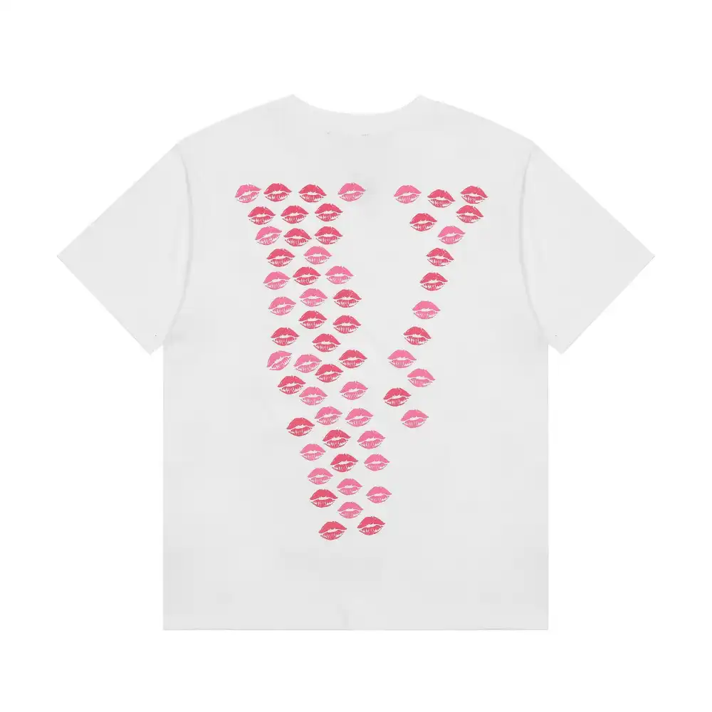 Pink Lip Prints T-shirt (7)