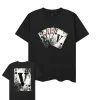 Vlone Poker Cards Black Tee