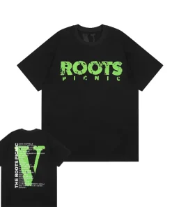 Vlone Roots Picnic Black Tee