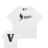 Vlone Smoke Demon Angel White Tee