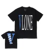 Vlone Staple Blue Snake Black Tee