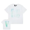Vlone Staple Line Graffiti Big V Logo White Tee