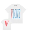 Vlone Staple Red Big V Logo White Tee