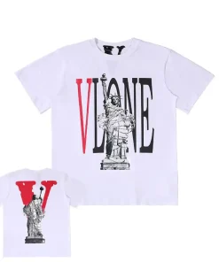 Vlone Staple Statue Of Liberty White Tee