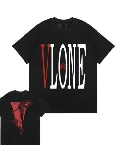 Vlone X Clot Dragon Black Tee