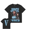 Vlone X Juice Wrld Back In Black Black Tee