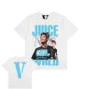 Vlone X Juice Wrld Back In Black White Tee